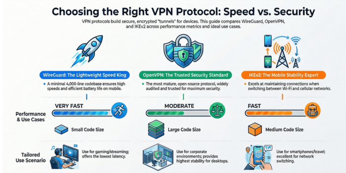 VPN Protocols Explained (WireGuard, OpenVPN, IKEv2)